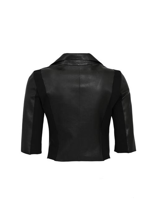 Giubbotto Coco in pelle Nero LEATHER AUTHORITY | COCO20